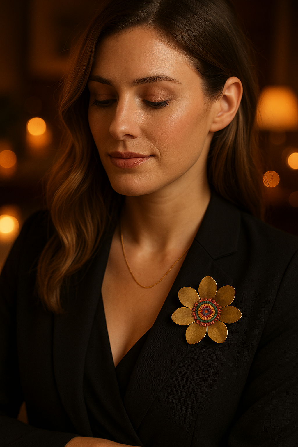 Kensington Petal Brooch