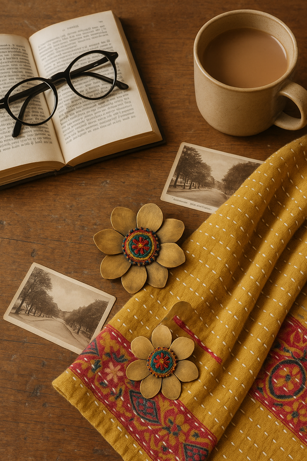 Kensington Petal Brooch