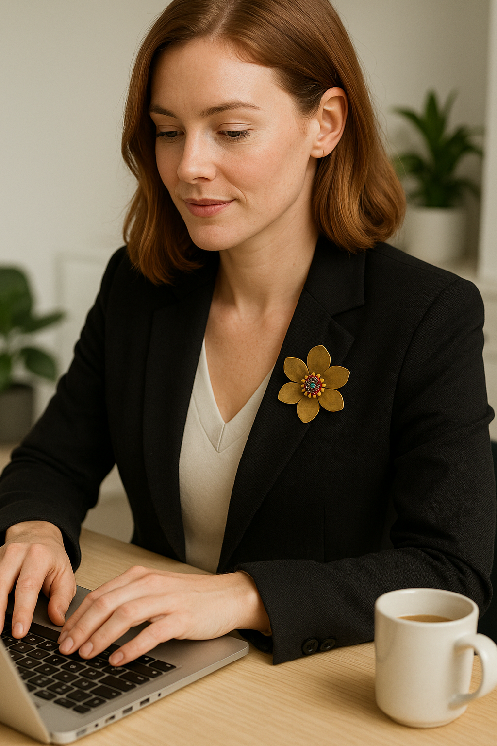 Kensington Petal Brooch