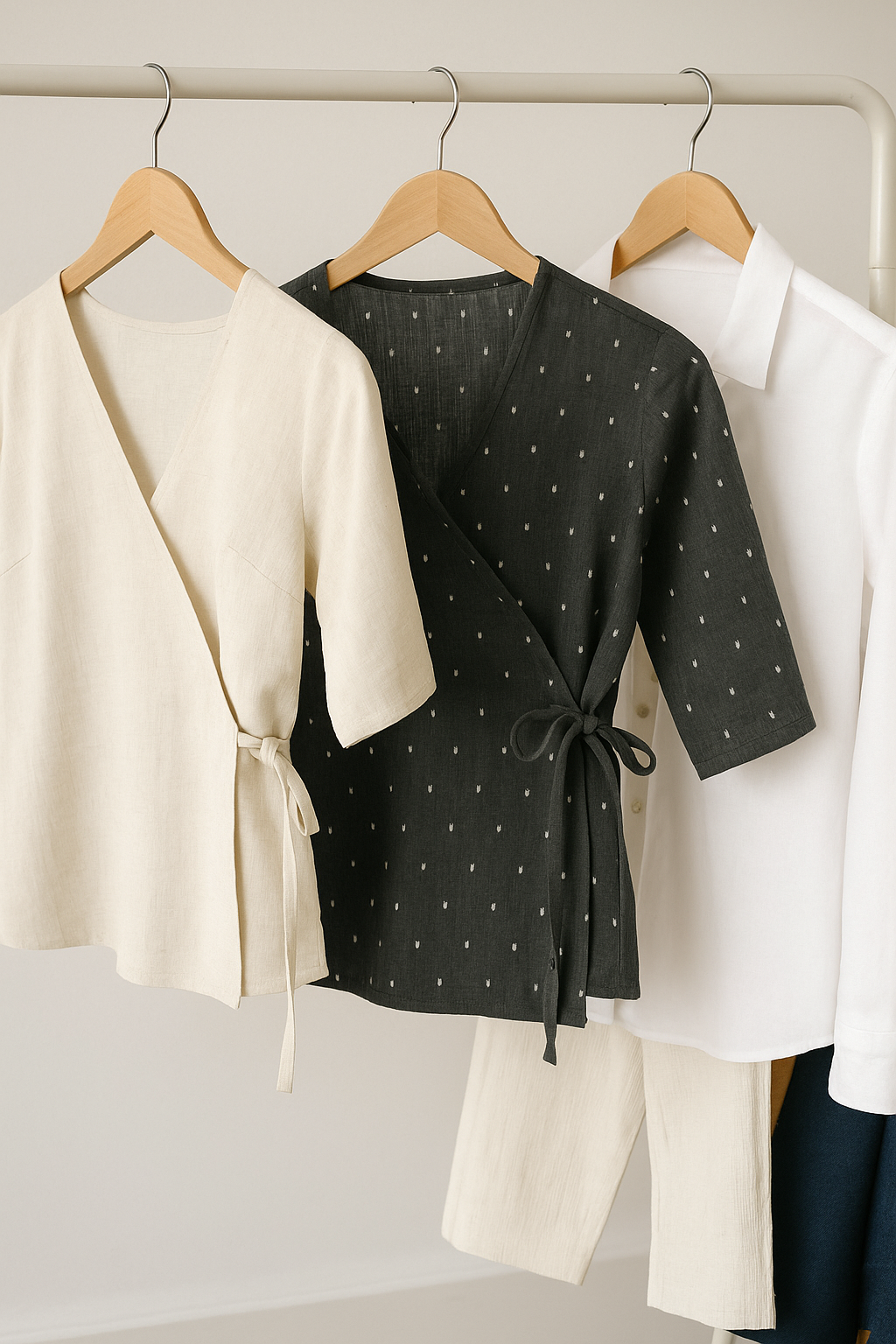 Camden Jamdani Wrap Top