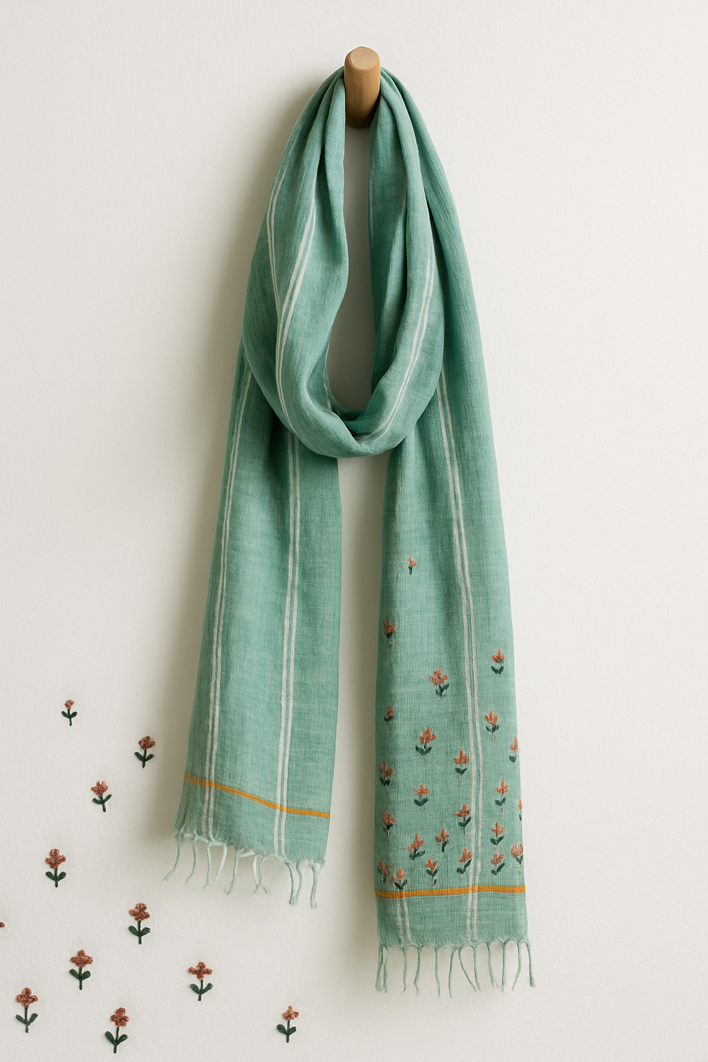 Sundarban Breeze Handwoven Scarf