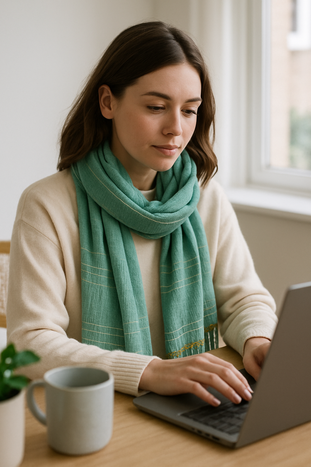 Sundarban Breeze Handwoven Scarf