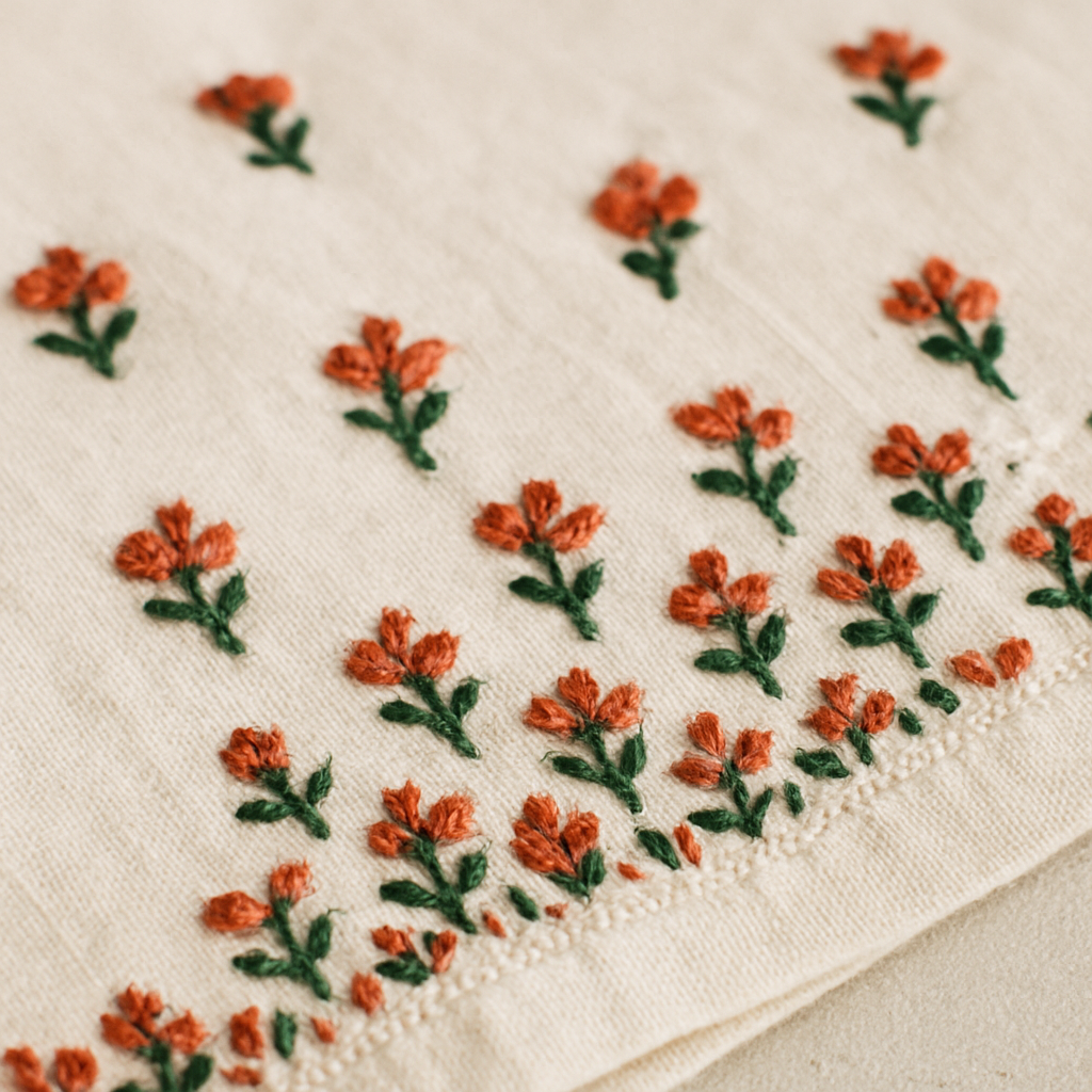 Brick Lane Bloom Cotton Shawl