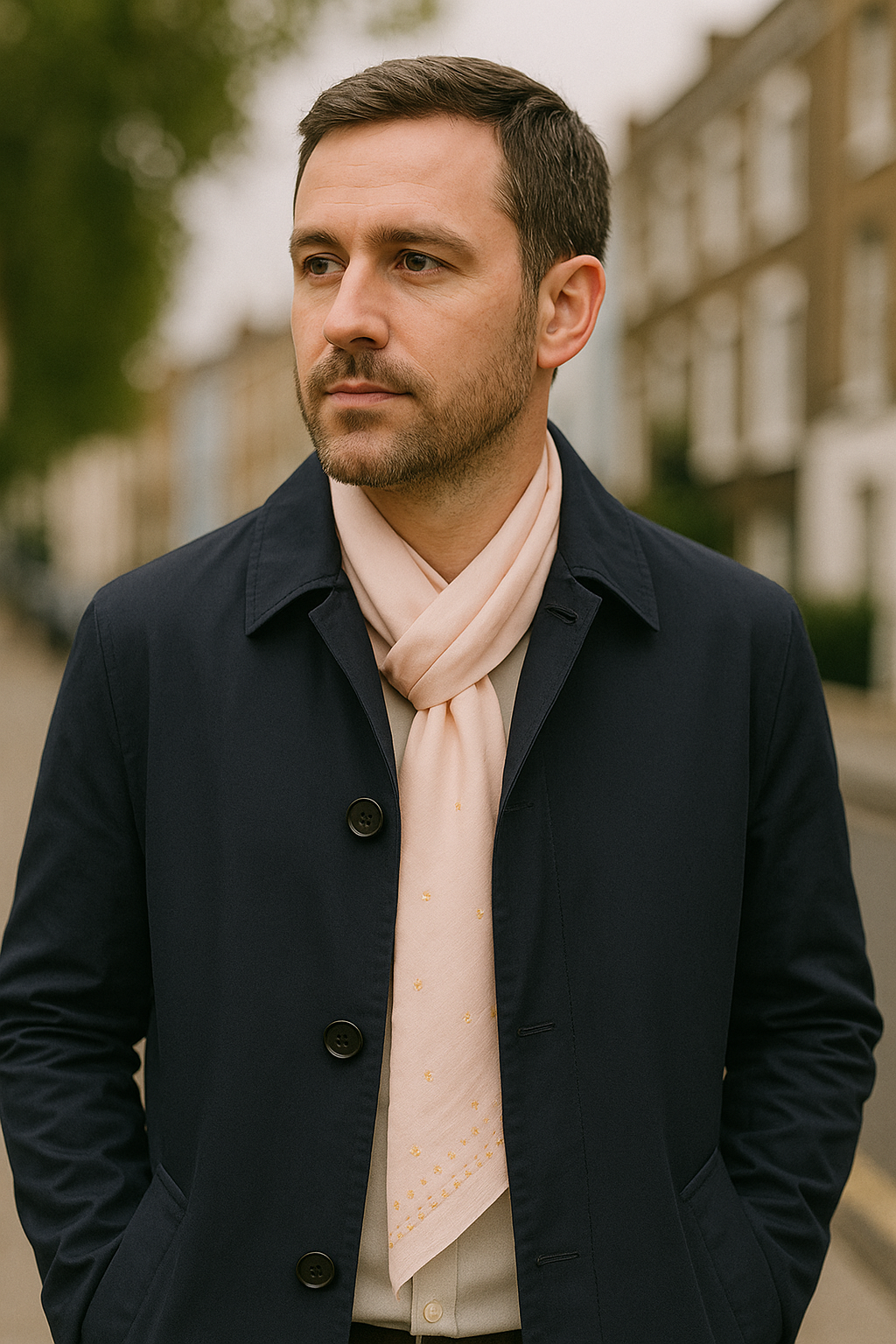 Notting Hill Dawn Silk Scarf