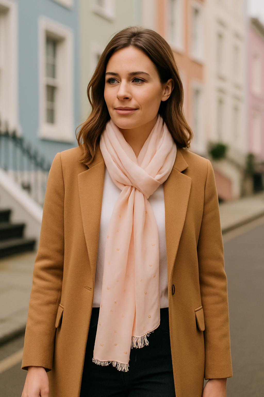 Notting Hill Dawn Silk Scarf